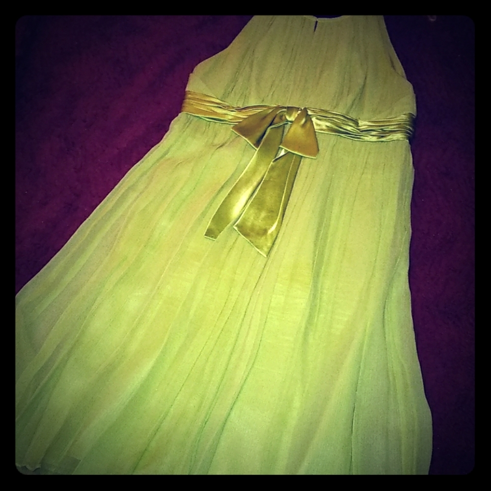 Mint green dress